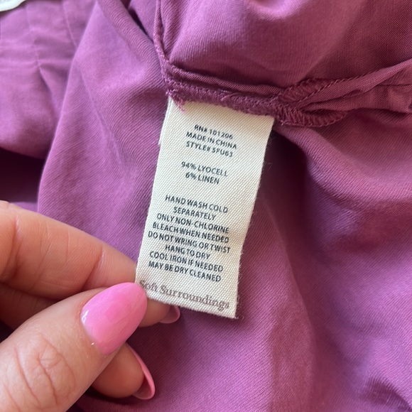 Soft Surroundings Polanco Top size 1x - Picture 10 of 11